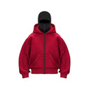 Men's Hooded Zip-Up Baseball Jacket